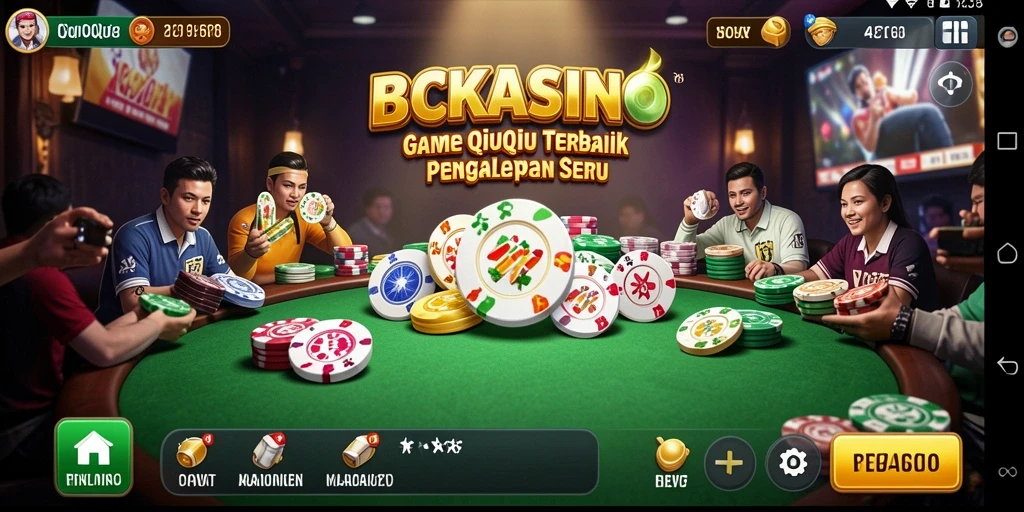 Tangkapan layar permainan BCKASINO memperlihatkan serunya bermain QiuQiu.