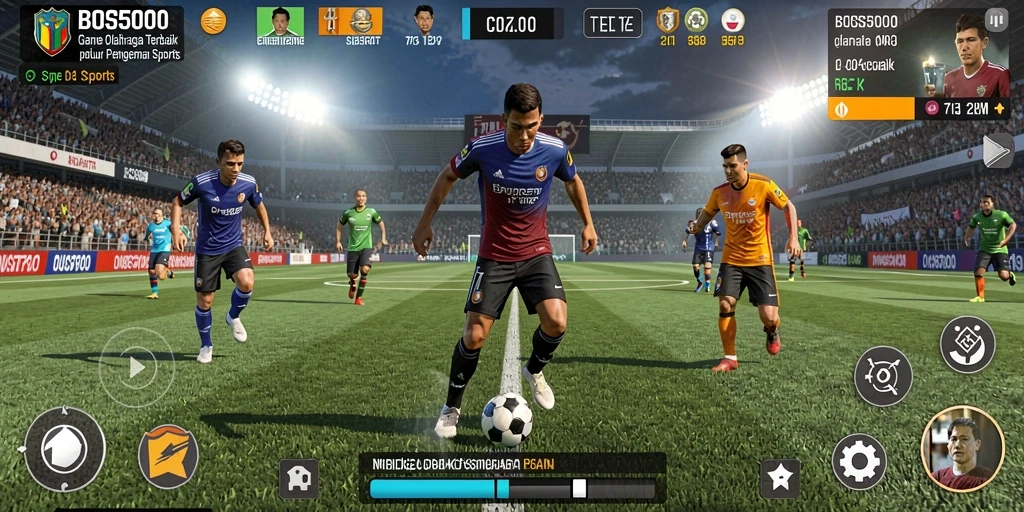 Tampilan gameplay BOS5000 yang mendebarkan dan realistis.