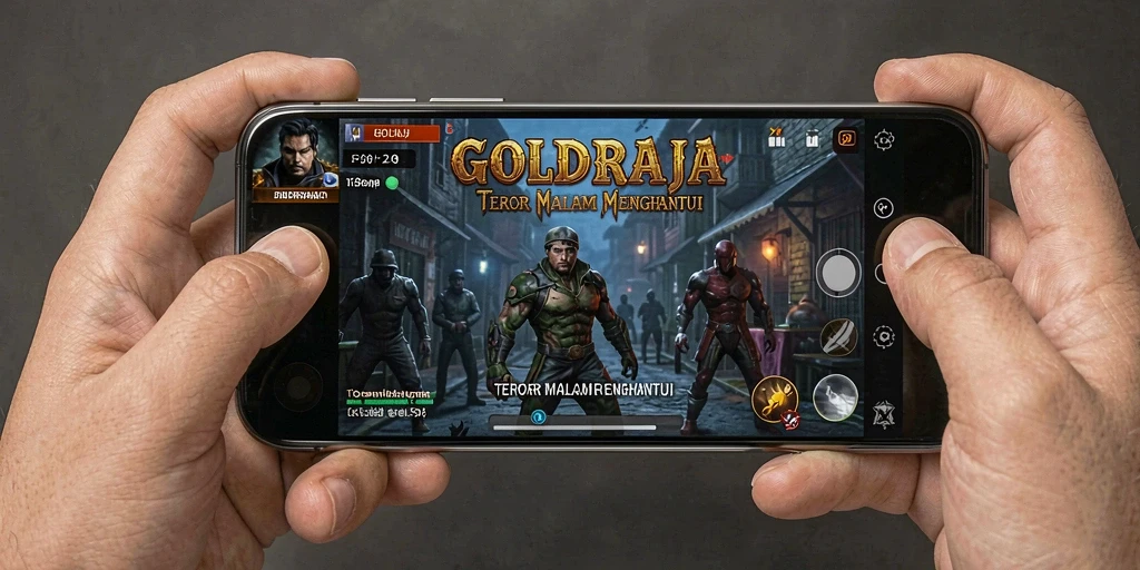 Menampilkan suasana mencekam dalam gameplay GOLDRAJA.