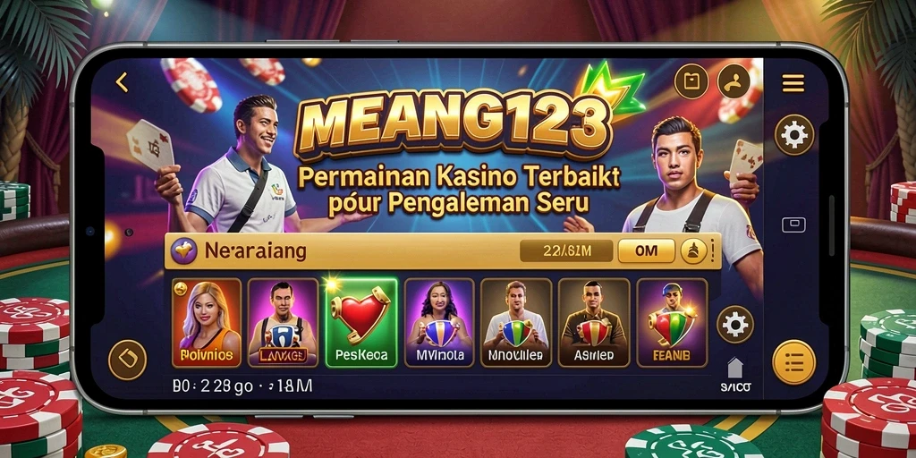 Screenshot MENANG123 menampilkan gameplay Kasino yang seru dan interaktif.