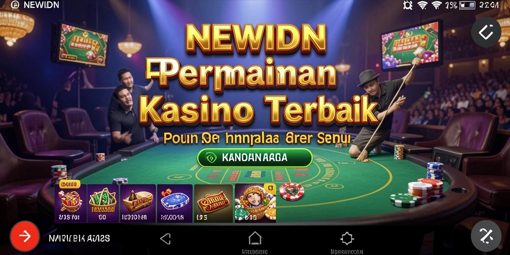 Screenshot gameplay NEWIDN yang menampilkan keseruan permainan Kasino.