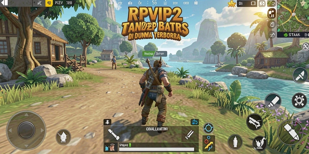 Tampilan gameplay seru di dunia terbuka RPVIP2
