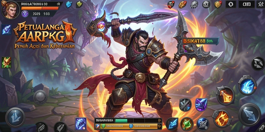 Gameplay ARPG SIKAT88 yang mendebarkan dan penuh aksi.