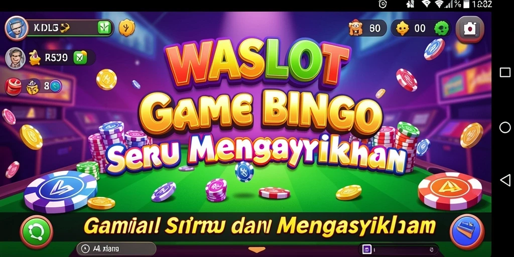 Tampilan gameplay seru dari game Bingo WASLOT yang menarik.